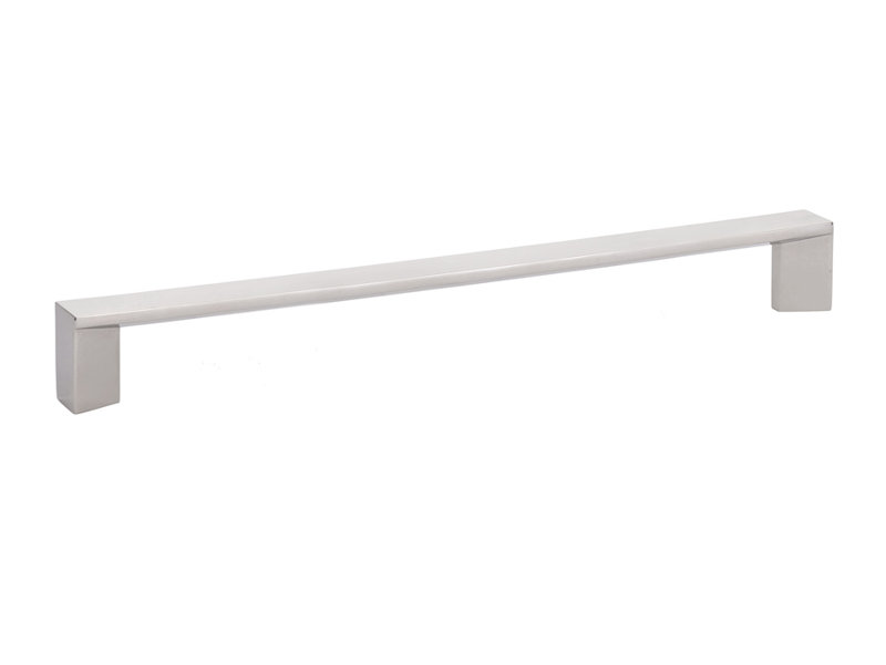 Poignée barre San Carlos, Nickel poli à vie, 8"