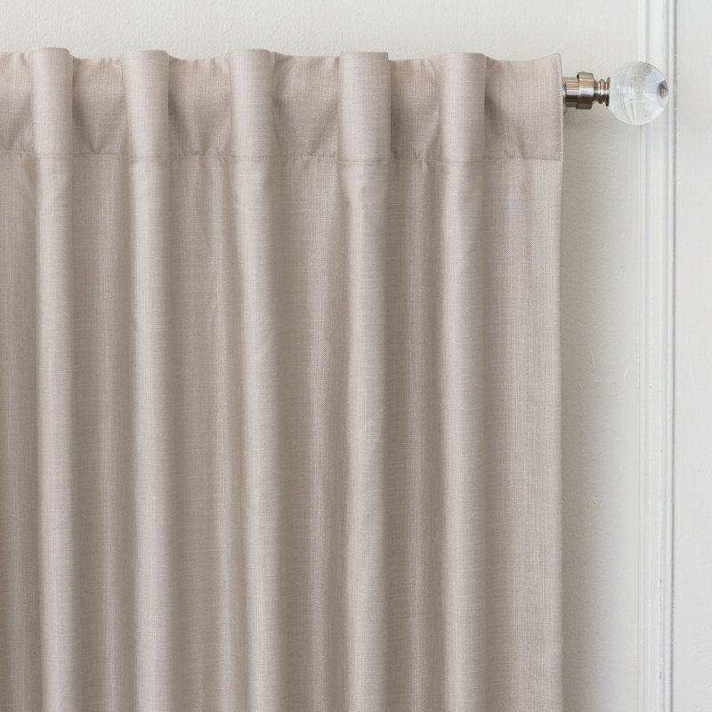 Panneau de rideau simple obscurcissant avec passe-tringle Valentina, L 96 po x L 120 po