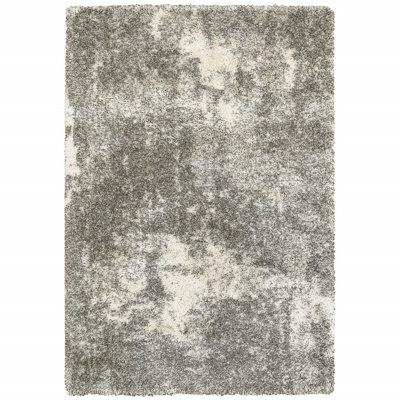 Tapis gris / ivoire Angiens