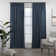 Double Pinch Pleat Extra Long & Extra Width Decorative Single Curtain Panel