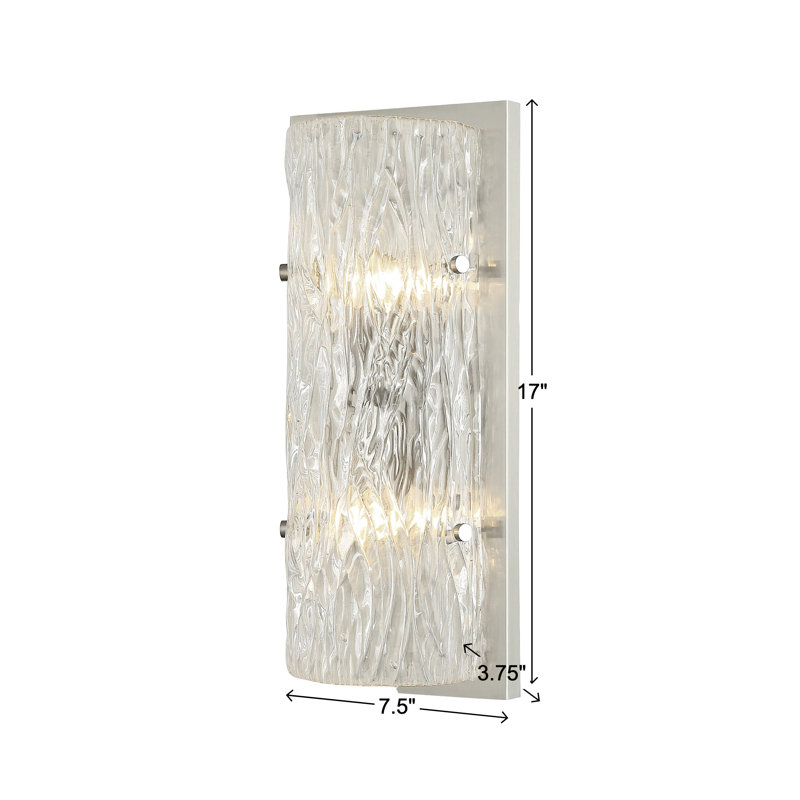 Morgan 2-Lt Sconce - Black, Brushed Nickel
