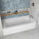 Streamline 66 in. x 32 in. Acrylic Right-Hand Drain Alcove Bathtub in Glossy White With External Drain