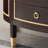 Dark Walnut Solid Wood Half-circle Console Table-1467593724-1467593725