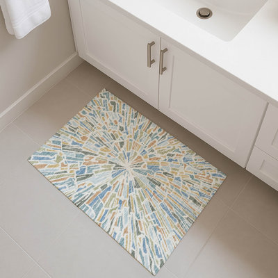 Tapis moderne lavable à la machine Premium