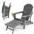McClellandville Foldable Outdoor Adirondack Chair-400236263