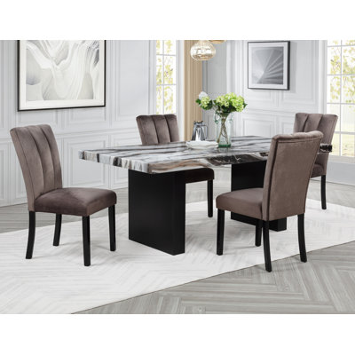 5 Pieces Rectangular Dining Set