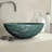 Green Natural Marble Bathroom Vessel Sink-124005788