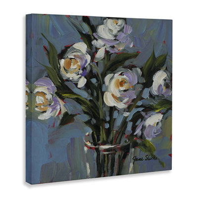 Art mural sur toile "Florals That Make You Smile", conception par JANE SLIVKA