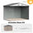 8 Ft. W X 6 Ft. D Metal Storage Shed With Metal Base Frame Kit