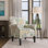 Fauteuil rembourré en polyester 30,3 po Modern
