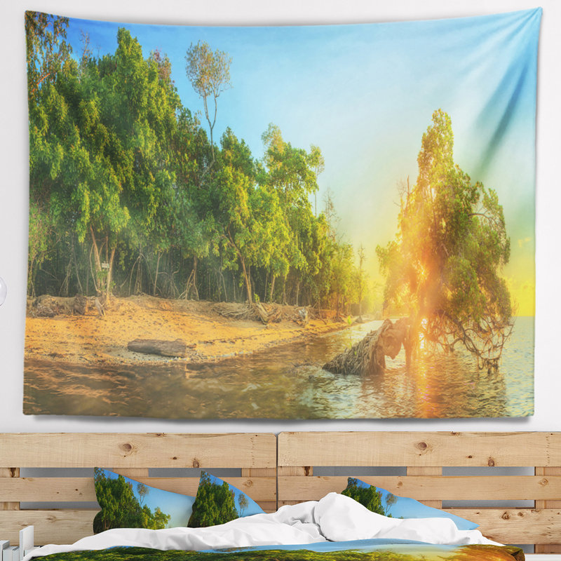 Polyester Tapestry, 78" H x 92" W