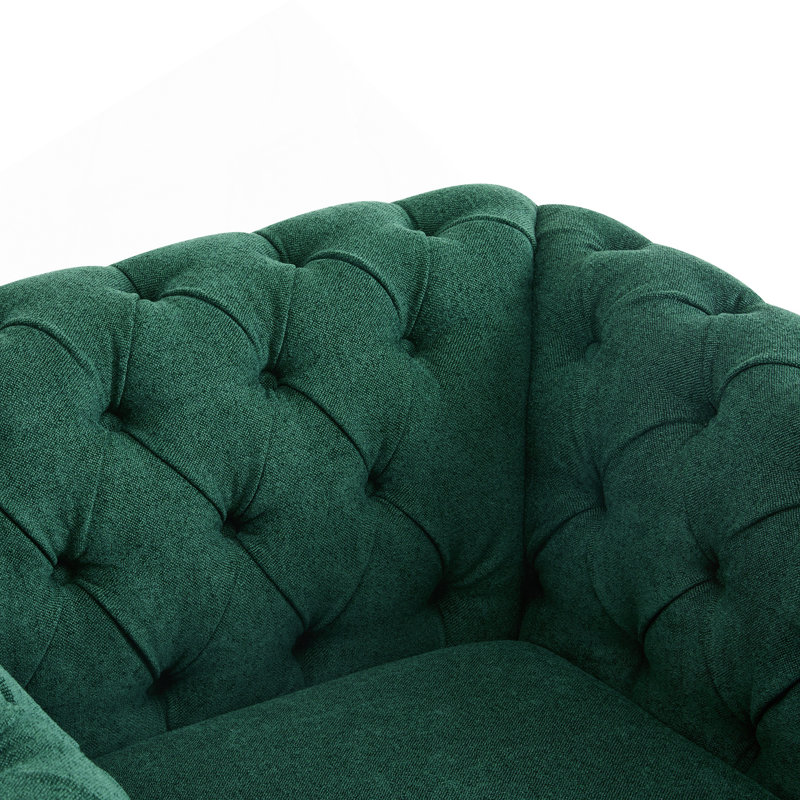 Fauteuil club pivotant Chesterfield