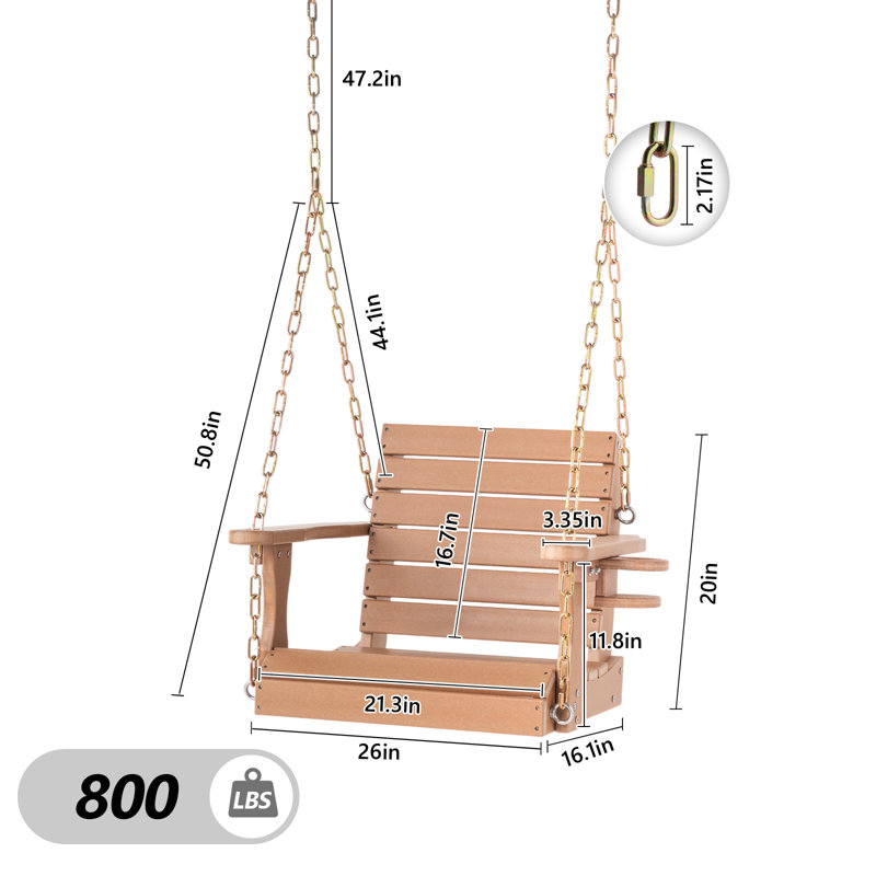 Porch Swing, Teak