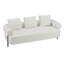 Canapé moderne 78 po 3 places beige-52841742