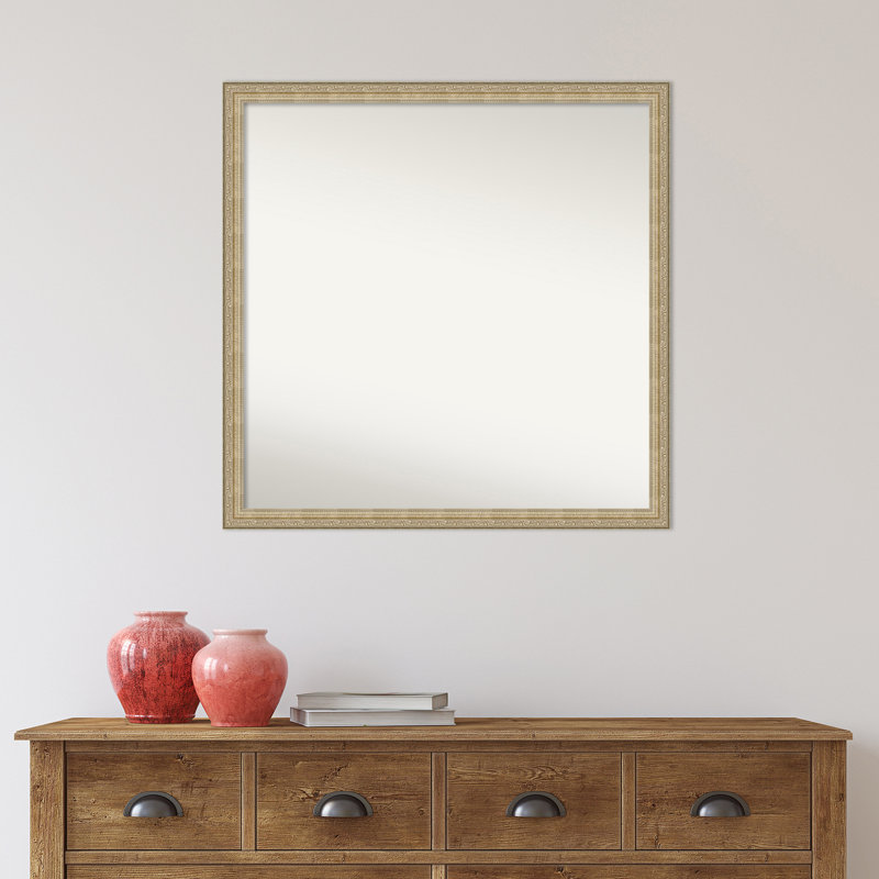 Miroir de salle de bain Paris Champagne, 28 po x 28 po
