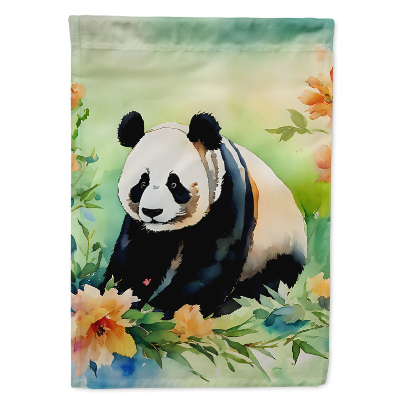 Drapeau de maison de panda