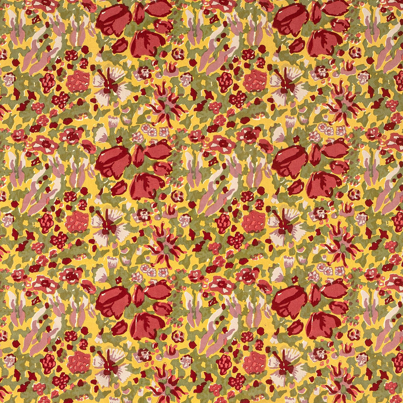 Jardine Tablecloth, 70" Round, Floral 1