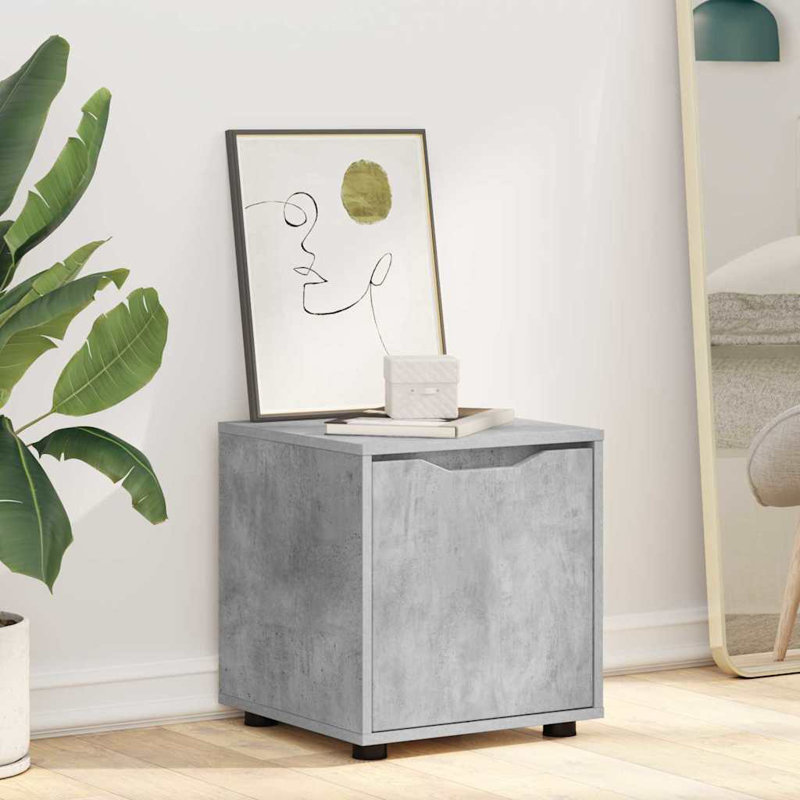 Bathroom Cabinet, Concrete Grey