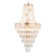 Adjustable Crystal Chandelier With Hanging Chain