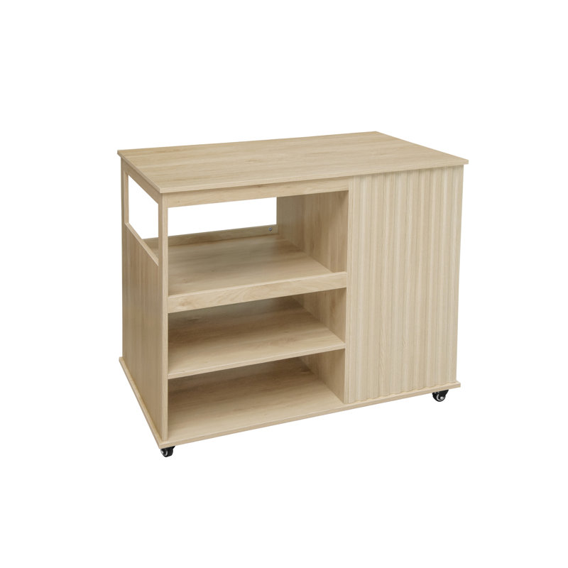 Versatile Kitchen Island Cart With Smooth Functionality And Stylish Design