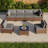 Wicker 6 - Person Modular Patio Conversation Sets with Cushions-1988649139-1961853989