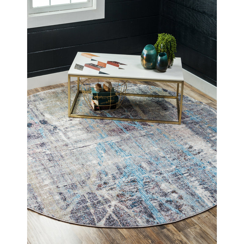 Gramercy Downtown Multicolor Abstract 2'2" x 6' Runner Rug