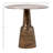 Golbez Round Aluminum Pedestal Base Dining Table-98537566-98537565