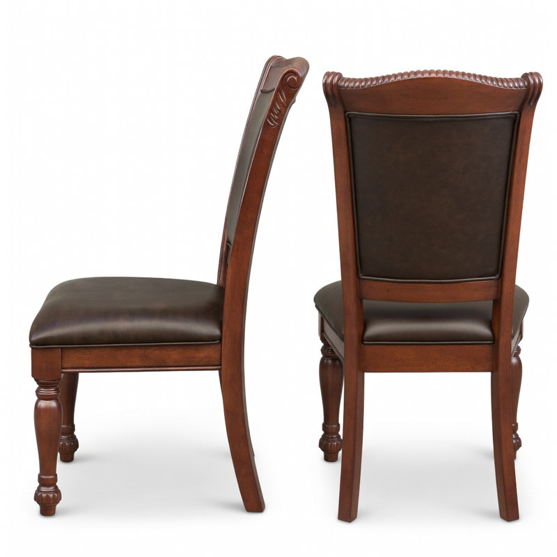 Chaise d'appoint en cuir Vegan 