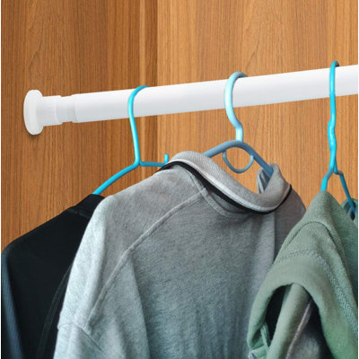 Premium Adjustable Tension Curtain Rod - No Drill Installation, Heavy Duty Stainless Steel, Versatile Room Divider, Shower Rod, And Window Curtain Rod