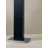 Half Moon Floor Lamp with Nightlight - Dark Brown, Etruscan Gold Linen Shade