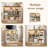 10-cube Storage Cabinet With Built-in Outlets & Led Lights - Tv Stand, Organizer, 39.4"H x 47.2"W x 11.8"D-696807916-697541431