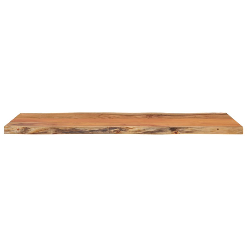 Alpen Home Table Top Rectangular Solid Wood, 2.5cm H x 80cm W x 40cm D, Acacia Wood