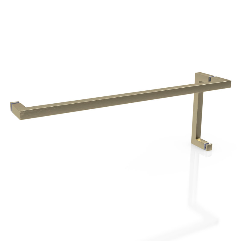 60" W x 78" H Pivot Frameless Shower Door, Brushed Bronze