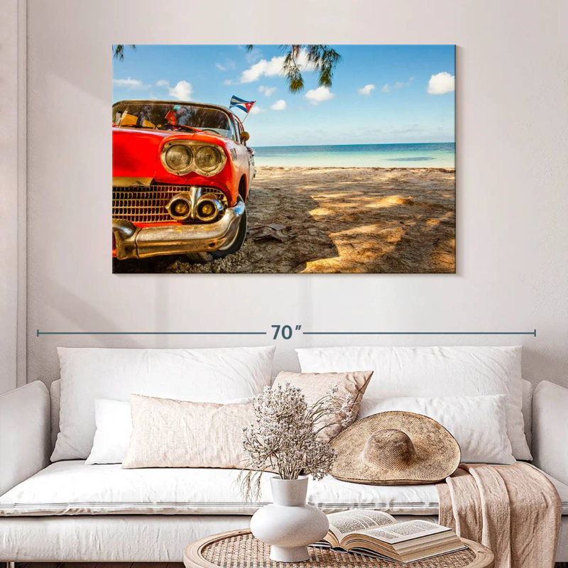 Voiture rétro Gillard Beachside, H 32 po x l 48 po