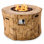 Demetrius Round Propane Smokeless Fire Pit Table
