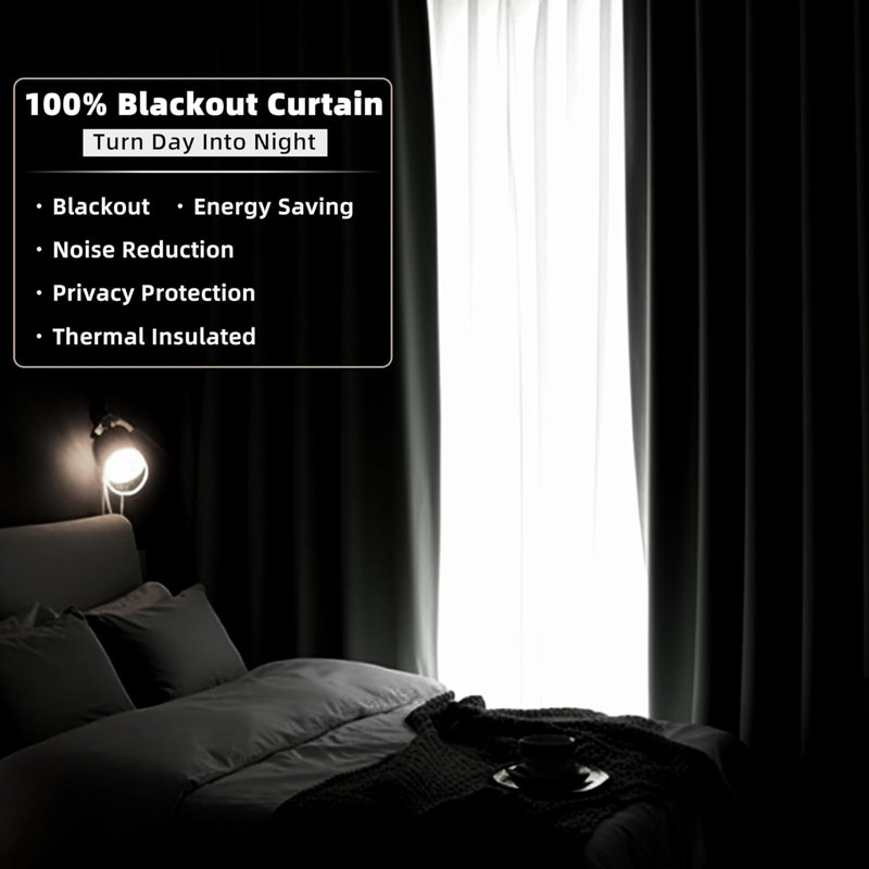 Cotenia Blackout Liner Pair, 50" W x 100" L