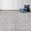 Floral Area Rug in Gray/White-71450490