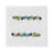Xmas Ornaments White Rectangle Tabletop Set