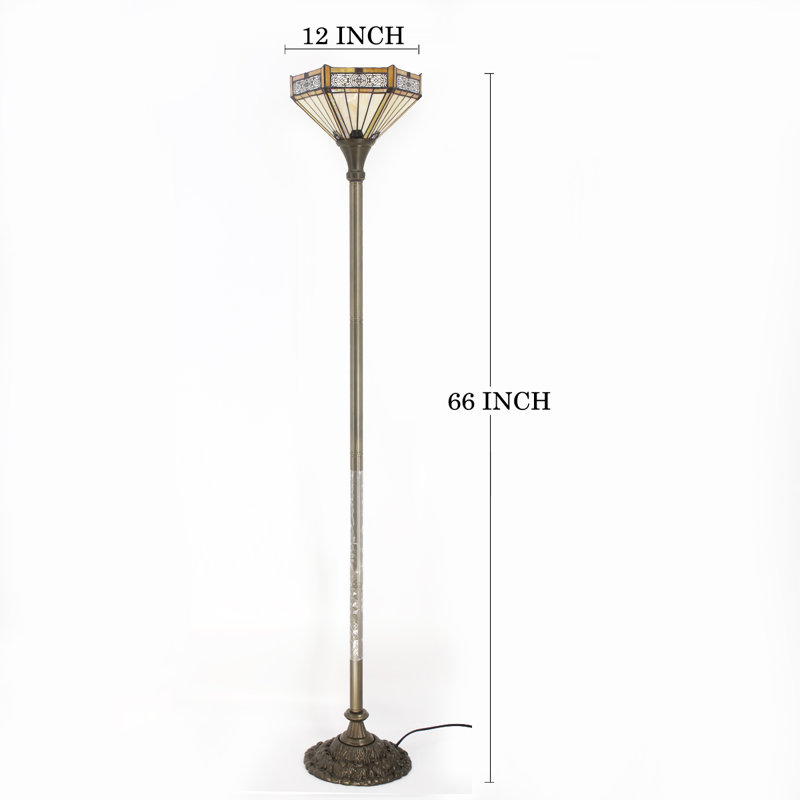 64'' Bronze Antique Floor Lamp