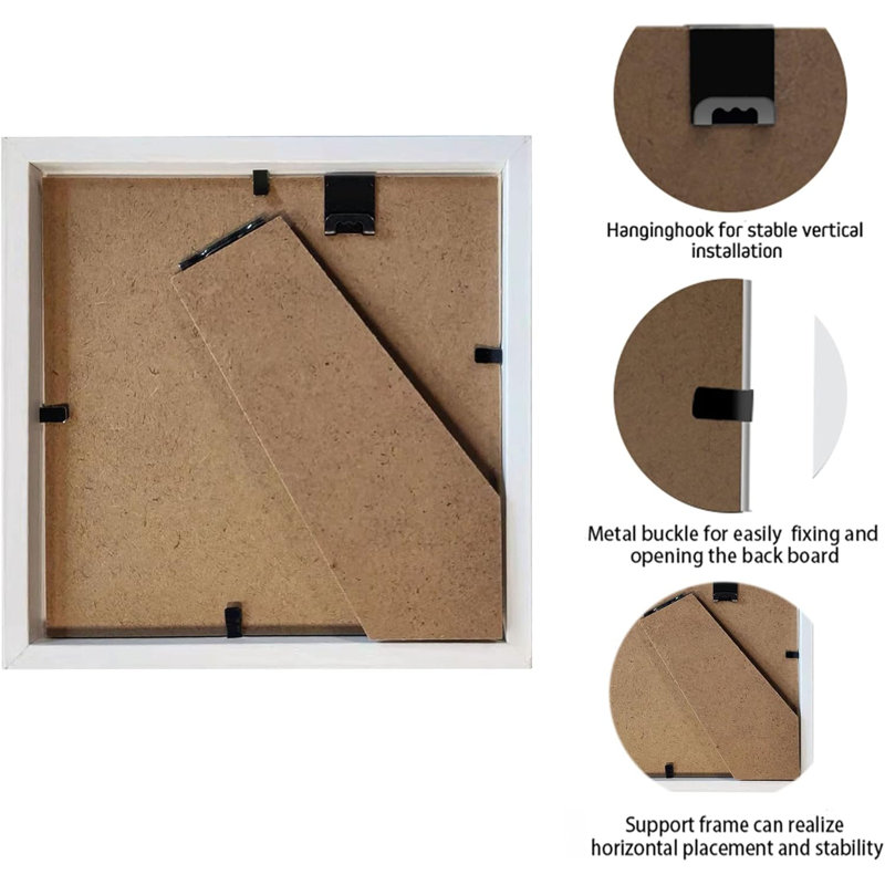 Ensemble de 6 boîtes-cadres 5 x 5