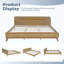 Lit plateforme avec cadre en bois massif et rangement sous le lit-1814798587-1814798568