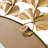 Gingko Leaf Round Wall Mirror