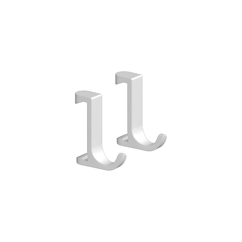 WallStoris hansgrohe Towel Hook- Slim, Matte White