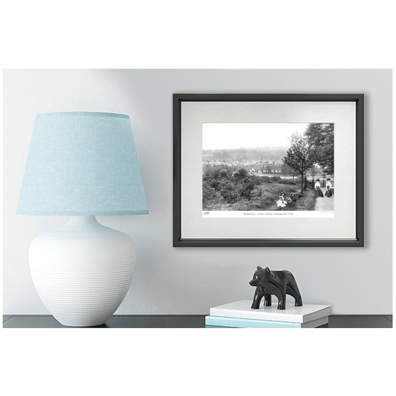 Redhill, View From Common 1908 by Francis Frith - Single Picture Frame Print, 28cm H x 36cm W x 2.3cm D