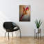 Ladybug Wings On Bud Delicate Ladybug Spider Flower Nature Wall Art Print 1 Piece Wrapped Canvas Wall Art-1191483298