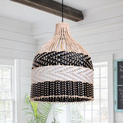 Cressona 1 - Light Natural Dome Pendant