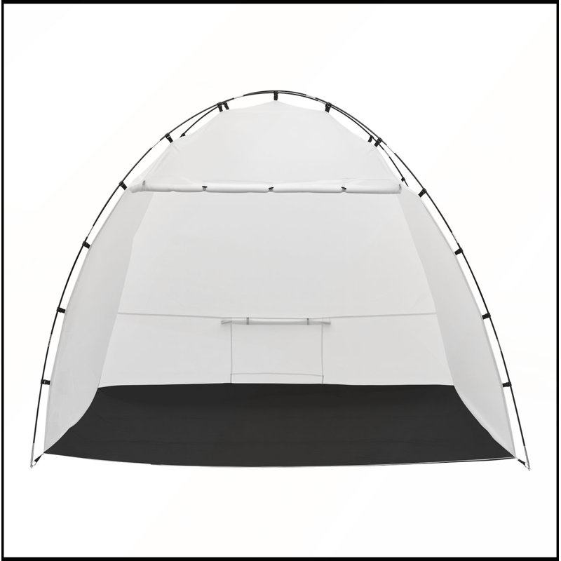 Tente de cabine de peinture portable avec plancher intégré et moustiquaire