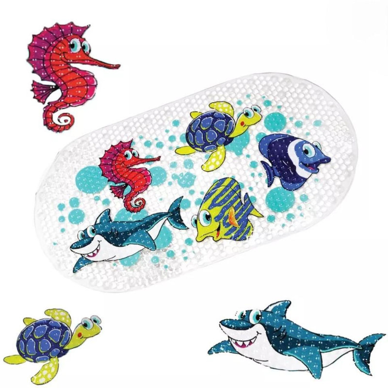 Vinyl Non-Slip Shower Mat