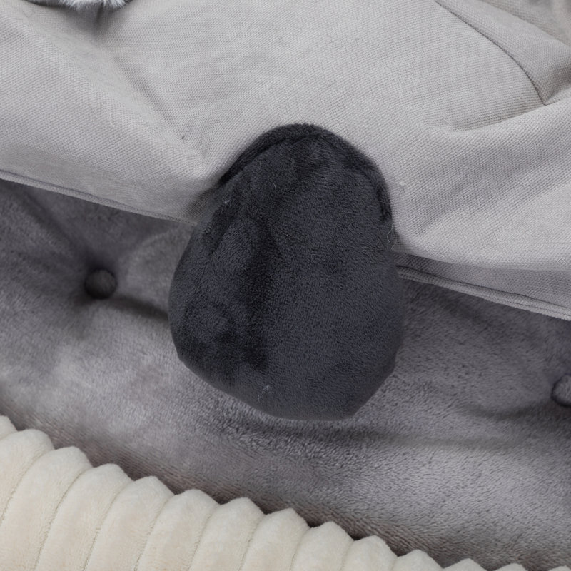 Lit pour chat pliable pour chats d'intérieur