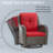 Ventress Wicker 7 - Person Patio Conversation Set with Cushions-1951897349